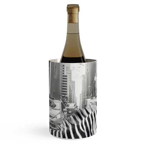 Dagmar Pels Zebra in New York City Wine Chiller