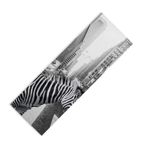 Dagmar Pels Zebra in New York City Yoga Mat