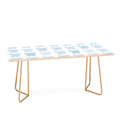 Daily Regina Designs Blue Bows Preppy Coquette Coffee Table