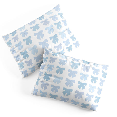 Daily Regina Designs Blue Bows Preppy Coquette Pillow Shams