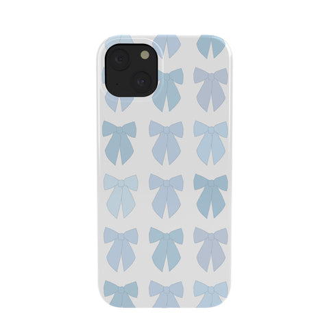Daily Regina Designs Blue Bows Preppy Coquette Phone Case