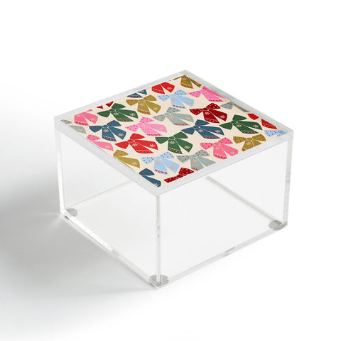 Daily Regina Designs Christmas Bows Coquette Acrylic Box