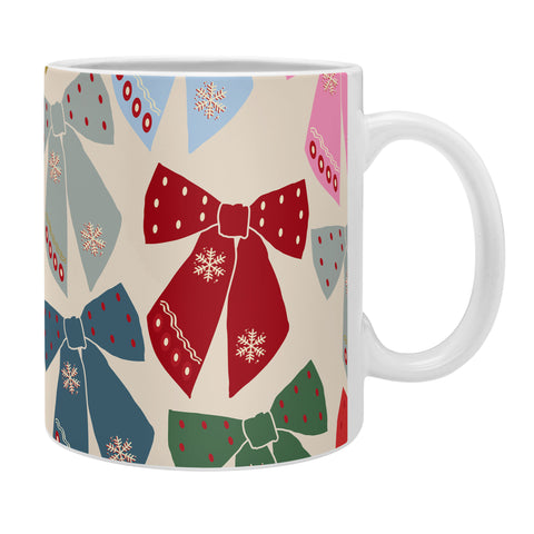 Daily Regina Designs Christmas Bows Coquette Coffee Mug