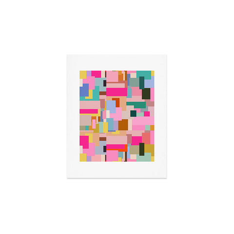 Daily Regina Designs Color Block Print Mid Century Art Print