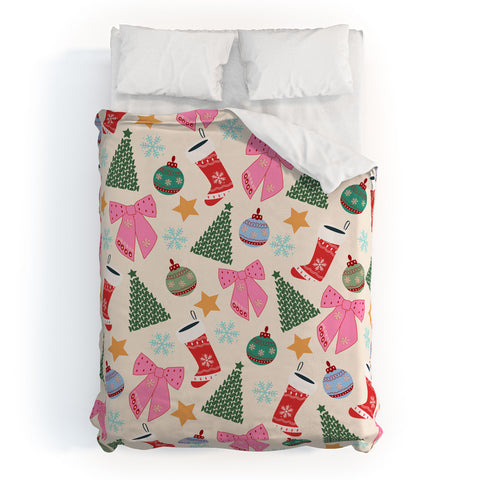 Daily Regina Designs Cute Christmas Duvet Cover