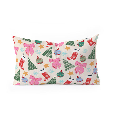 Daily Regina Designs Cute Christmas Oblong Throw Pillow