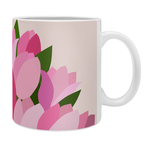Daily Regina Designs Fresh Tulips Abstract Floral Coffee Mug