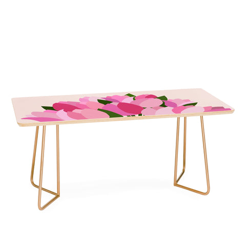 Daily Regina Designs Fresh Tulips Abstract Floral Coffee Table