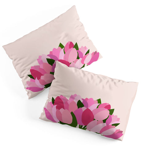 Daily Regina Designs Fresh Tulips Abstract Floral Pillow Shams