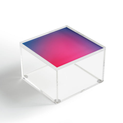 Daily Regina Designs Glowy Blue And Pink Gradient Acrylic Box