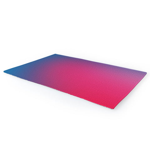Daily Regina Designs Glowy Blue And Pink Gradient Area Rug