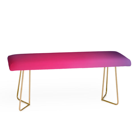 Daily Regina Designs Glowy Blue And Pink Gradient Bench
