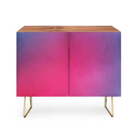 Daily Regina Designs Glowy Blue And Pink Gradient Credenza