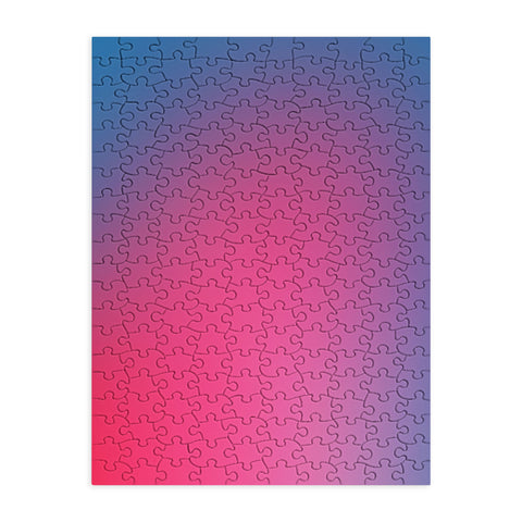 Daily Regina Designs Glowy Blue And Pink Gradient Puzzle