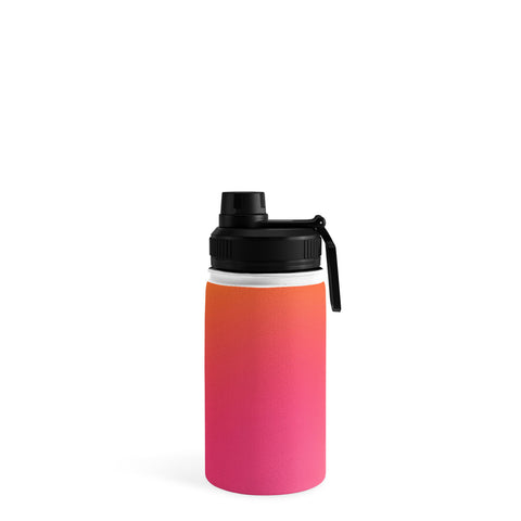 Daily Regina Designs Glowy Orange And Pink Gradient Water Bottle