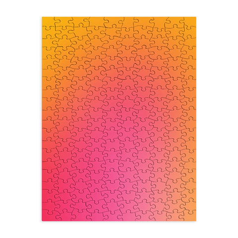 Daily Regina Designs Glowy Orange And Pink Gradient Puzzle