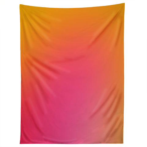 Daily Regina Designs Glowy Orange And Pink Gradient Tapestry