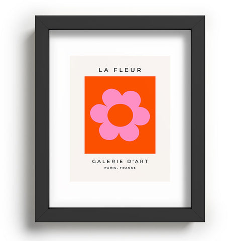 Daily Regina Designs La Fleur 01 Retro Floral Recessed Framing Rectangle