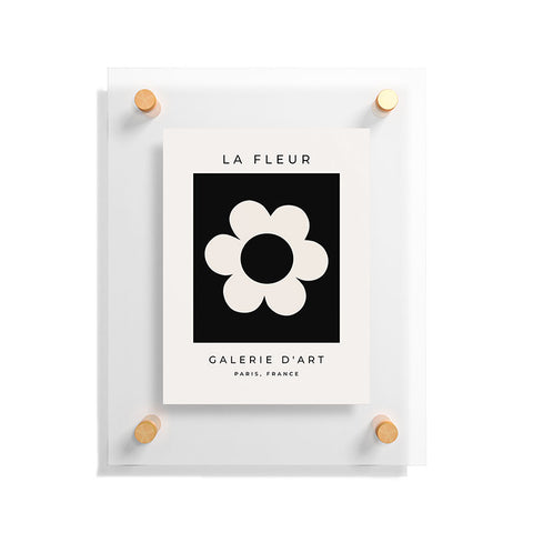 Daily Regina Designs La Fleur 06 Retro Floral Floating Acrylic Print