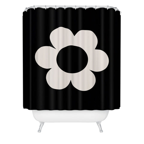 Daily Regina Designs La Fleur 06 Retro Floral Shower Curtain