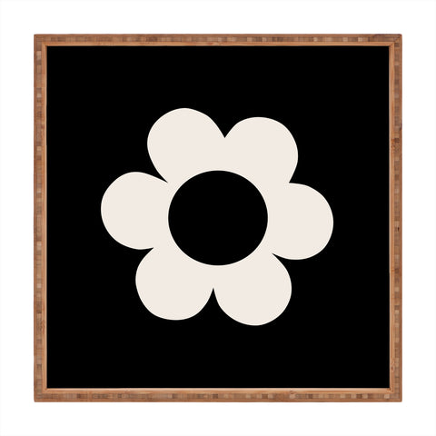 Daily Regina Designs La Fleur 06 Retro Floral Square Tray