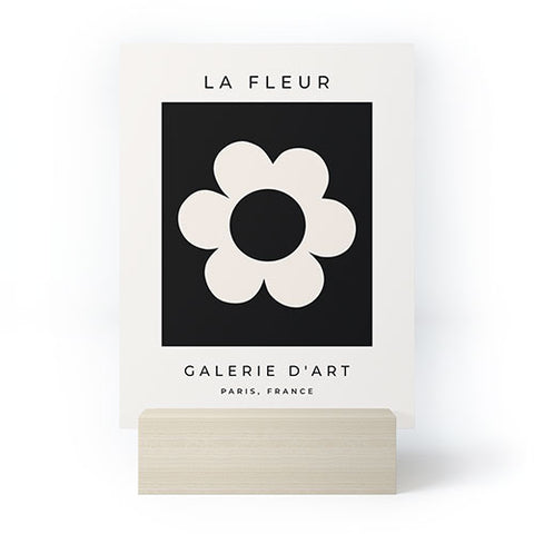 Daily Regina Designs La Fleur 06 Retro Floral Mini Art Print