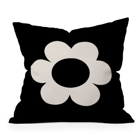 Daily Regina Designs La Fleur 06 Retro Floral Outdoor Throw Pillow
