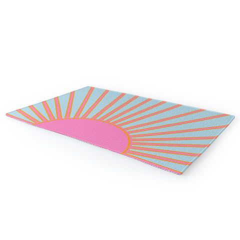 Daily Regina Designs Le Soleil 02 Abstract Retro Area Rug