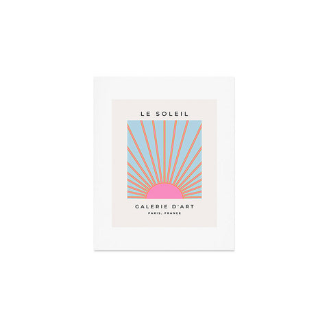 Daily Regina Designs Le Soleil 02 Abstract Retro Art Print
