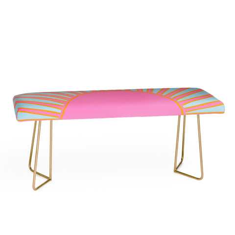 Daily Regina Designs Le Soleil 02 Abstract Retro Bench