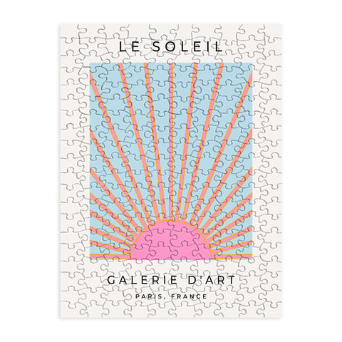 Daily Regina Designs Le Soleil 02 Abstract Retro Puzzle