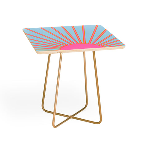 Daily Regina Designs Le Soleil 02 Abstract Retro Side Table
