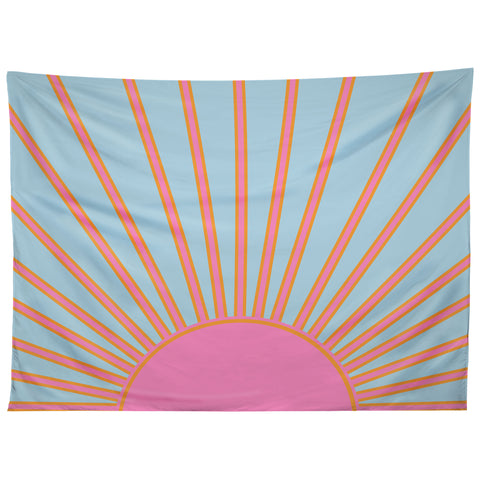 Daily Regina Designs Le Soleil 02 Abstract Retro Tapestry