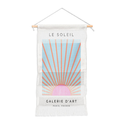 Daily Regina Designs Le Soleil 02 Abstract Retro Wall Hanging Portrait
