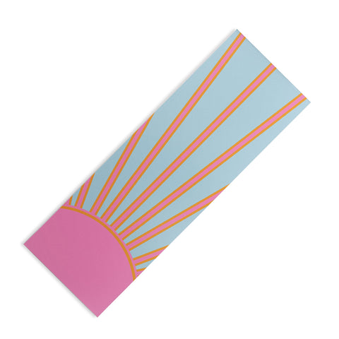 Daily Regina Designs Le Soleil 02 Abstract Retro Yoga Mat