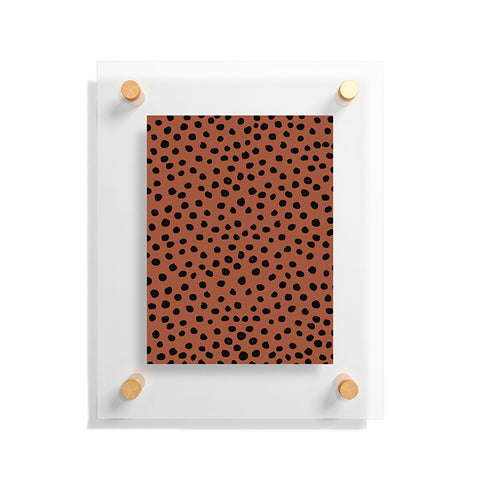 Daily Regina Designs Leopard Print Rust Animal Print Floating Acrylic Print