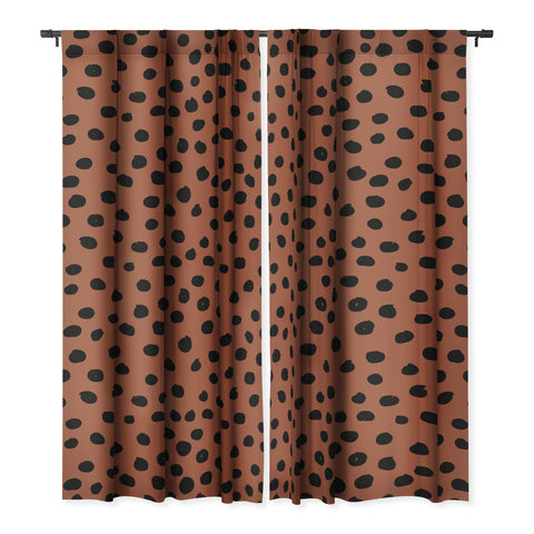 Daily Regina Designs Leopard Print Rust Animal Print Blackout Non Repeat