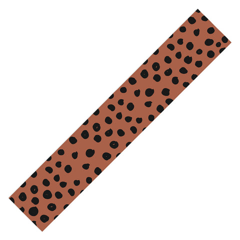 Daily Regina Designs Leopard Print Rust Animal Print Table Runner
