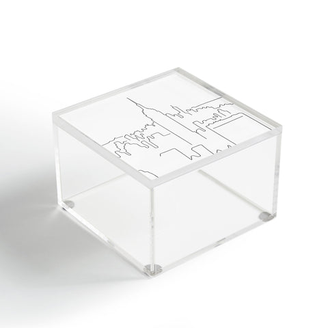Daily Regina Designs Minimal Line New York City Acrylic Box