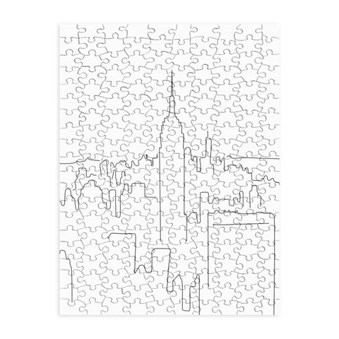 Daily Regina Designs Minimal Line New York City Puzzle