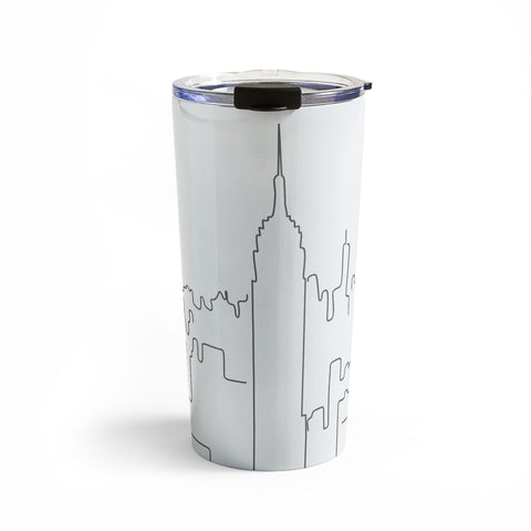 Daily Regina Designs Minimal Line New York City Travel Mug