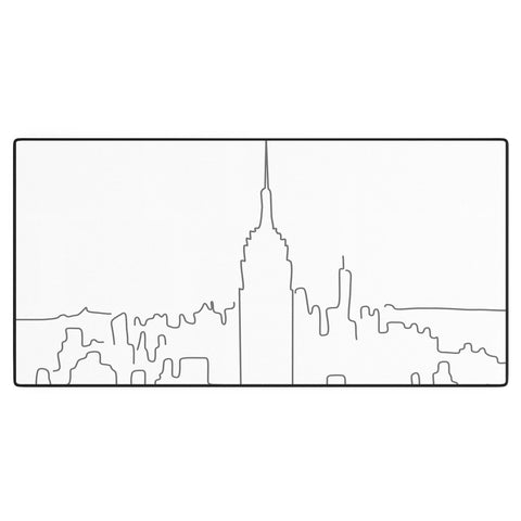 Daily Regina Designs Minimal Line New York City Desk Mat