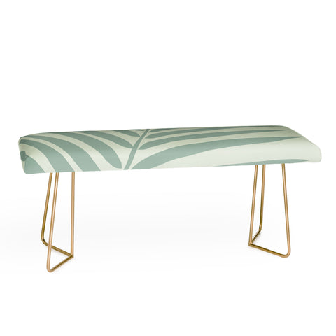 Daily Regina Designs Palm Leaf Sage Bench
