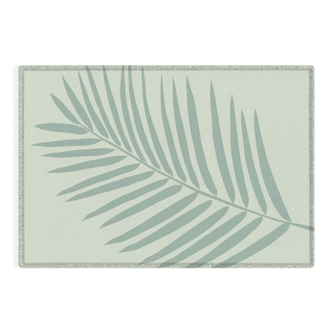 Daily Regina Designs Palm Leaf Sage Outdoor Rug