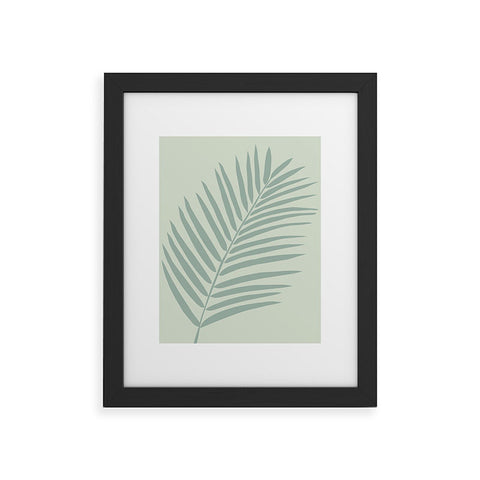 Daily Regina Designs Palm Leaf Sage Framed Art Print havenly