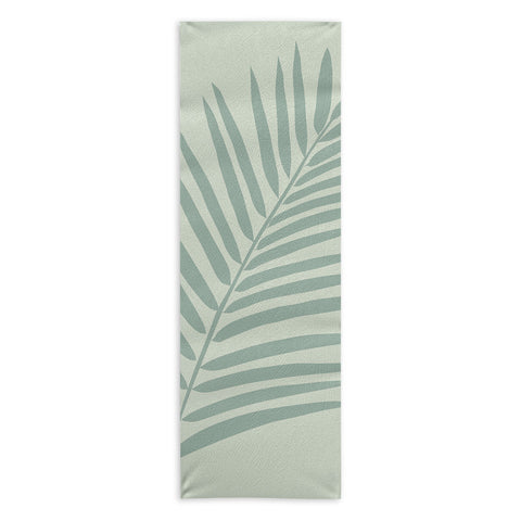 Daily Regina Designs Palm Leaf Sage Yoga Towel