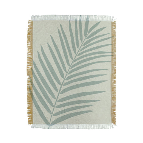 Daily Regina Designs Palm Leaf Sage Throw Blanket