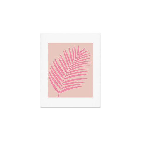 Daily Regina Designs Pink And Blush Palm Leaf Art Print