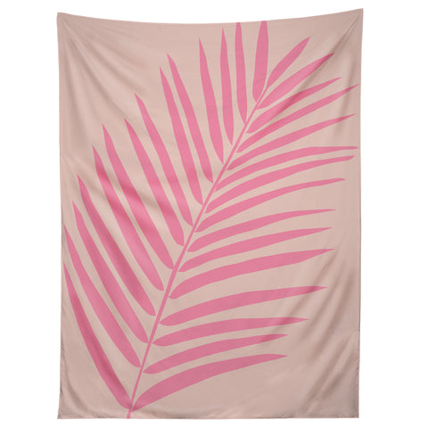 Daily Regina Designs Pink And Blush Palm Leaf Tapestry