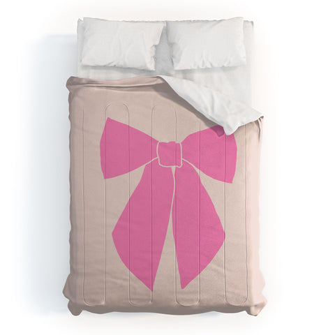 Daily Regina Designs Pink Bow Comforter